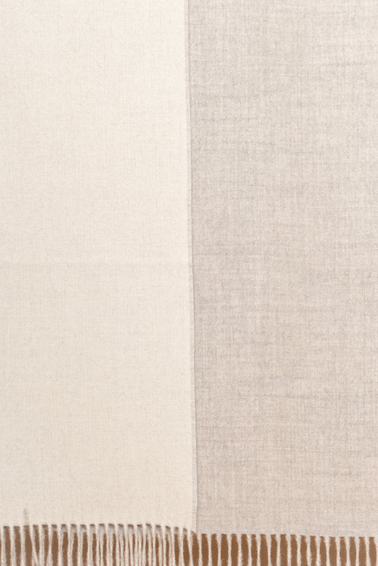 Baby Alpaca throw (Revervisible)